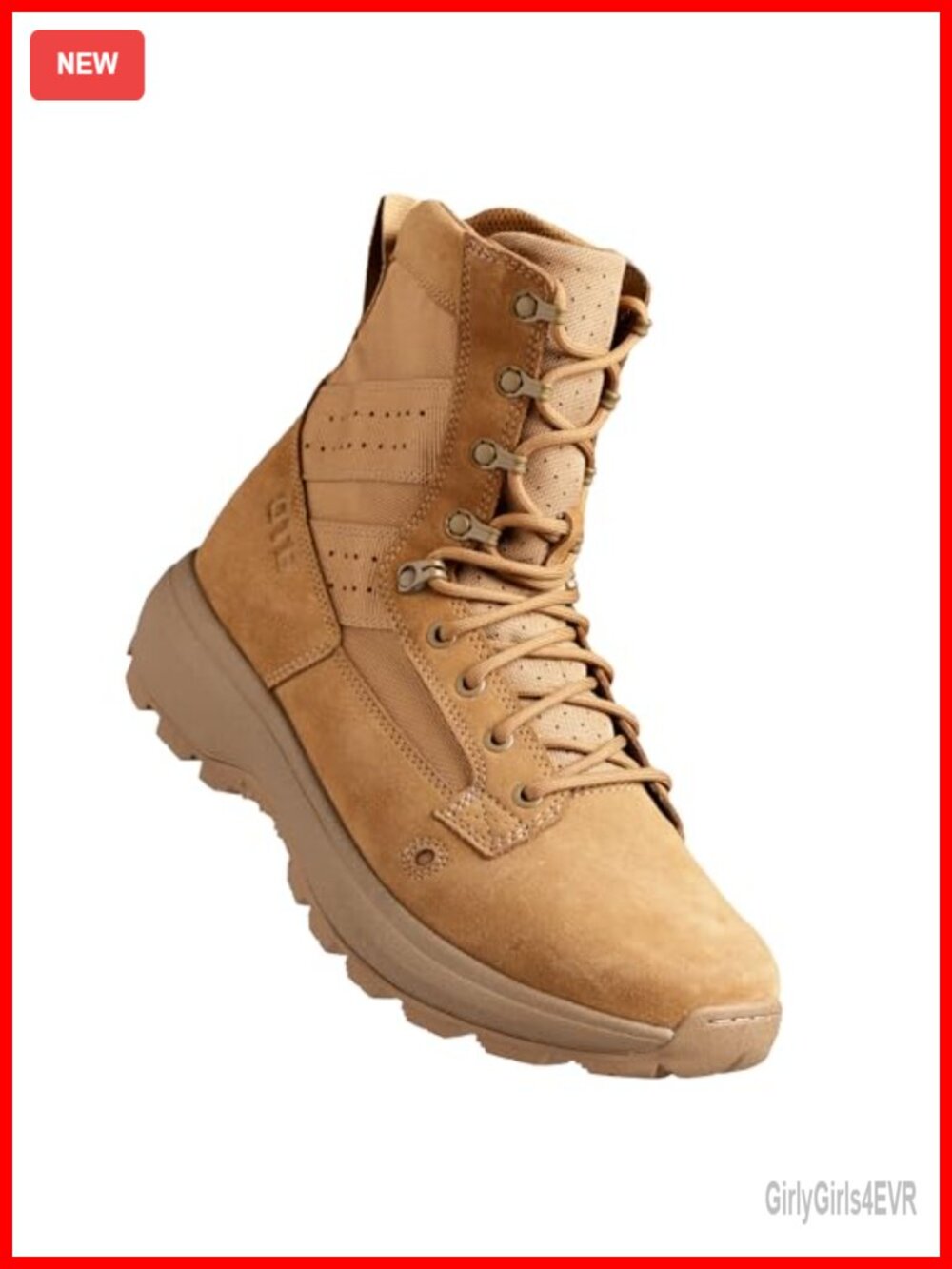 Tactical Military Combat Boots Waterproof Slip Resistant Leather Suede